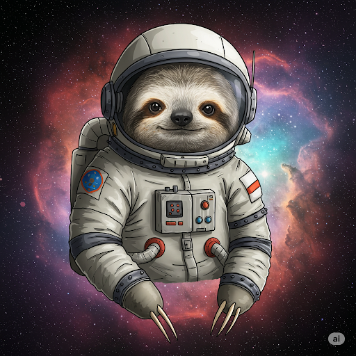 Sloth in space